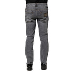 Dolce & Gabbana Gray Cotton Skinny Men Denim Jeans PAN76114-44