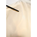 Dolce & Gabbana Light Yellow Silk Ascot Collared Blouse Top TSH906997-42