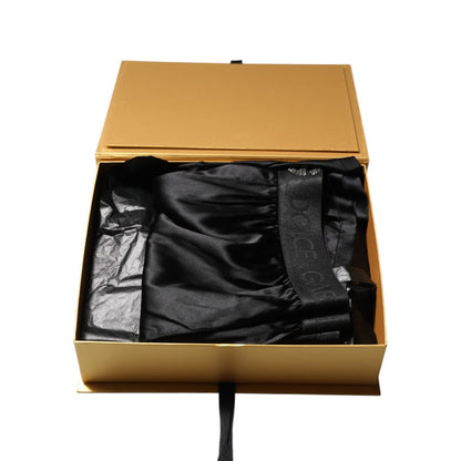 Dolce & Gabbana Black Logo Waist Regular Boxer Shorts Underwear