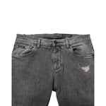 Dolce & Gabbana Gray Cotton Logo Plaque Men Denim Jeans PAN76349-46