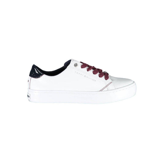 Tommy Hilfiger White Leather Sneaker TO-3302-EU40/US10