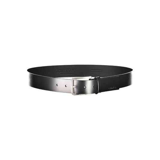 Calvin Klein Black Leather Belt CA-14018-95 CM / 38 INCHES
