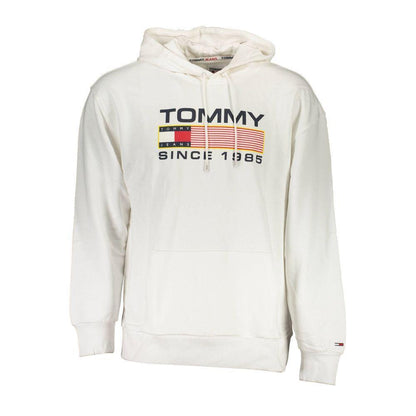 Tommy Hilfiger White Cotton Men Sweater
