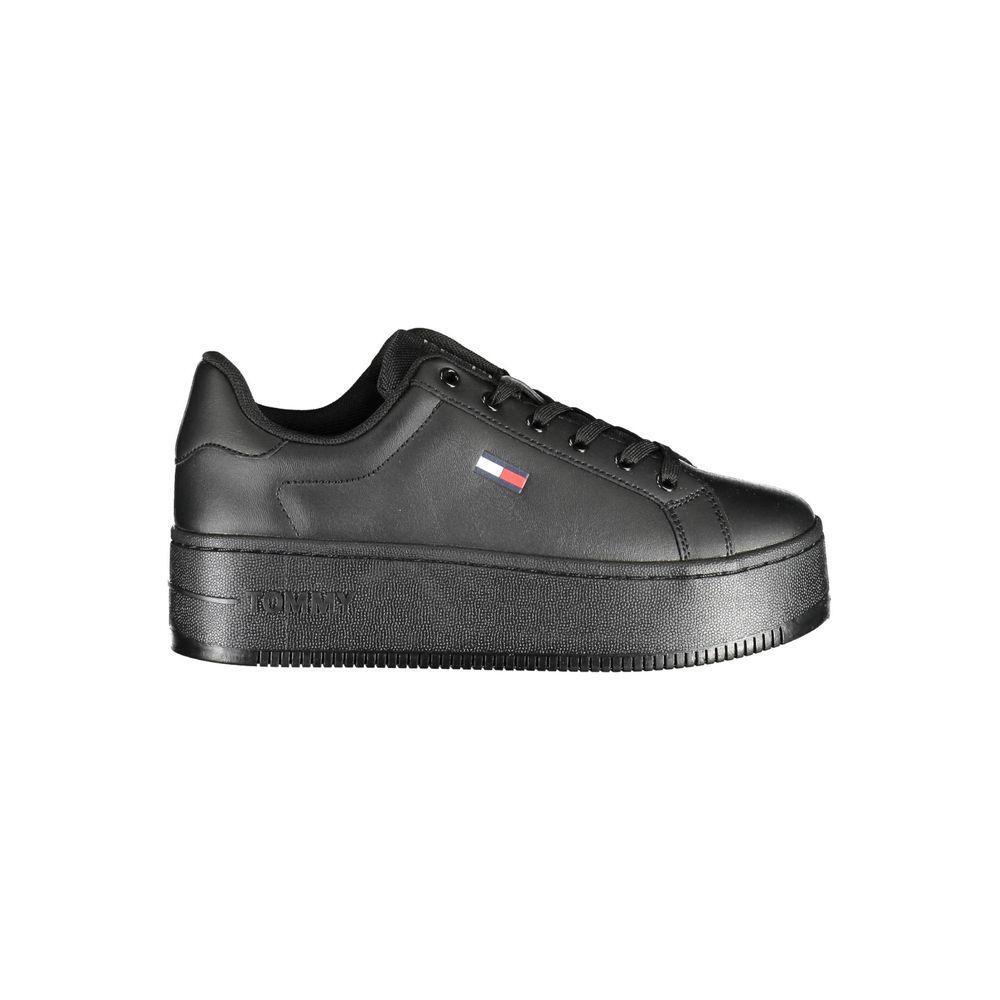 Tommy Hilfiger Black Polyester Sneaker TO-17032-EU40/US10
