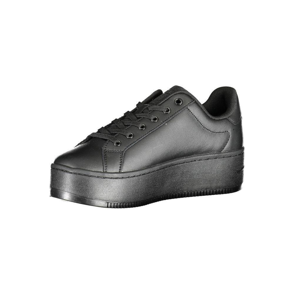 Tommy Hilfiger Black Polyester Sneaker TO-17032-EU40/US10