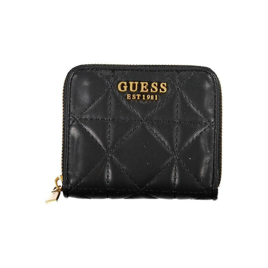 Guess Jeans Black Polyethylene Wallet GU-21819