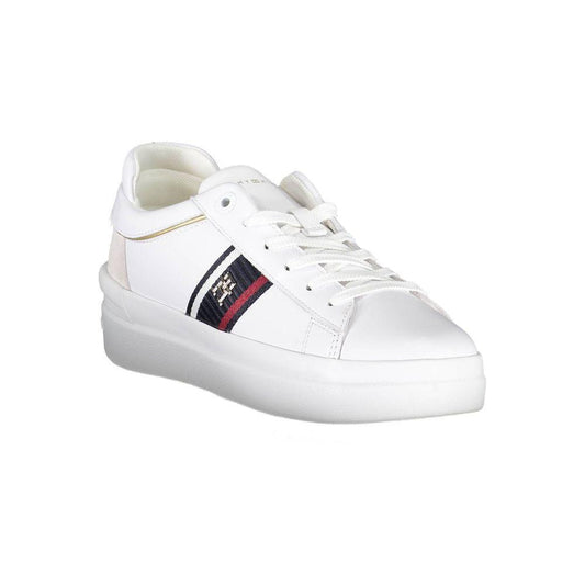 Tommy Hilfiger White Polyester Sneaker TO-22769-EU38/US8