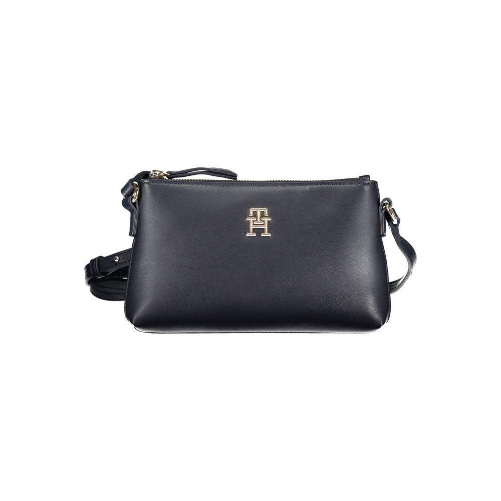 Front view with bag zipped and handles upright.