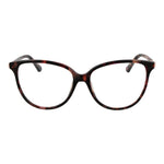 Guess Multicolor Women Glasses Frame in full-rim acetate with cat eye style, 55mm lenses width, demo lenses, and spring hinge.