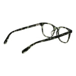 Guess Green Men Glasses Frame in acetate with full-rim square style, showcasing adjustable spring hinges, temples length 145mm.