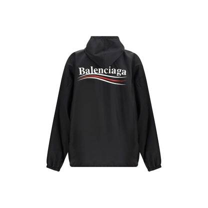 Balenciaga Black Polyester Shell Jacket