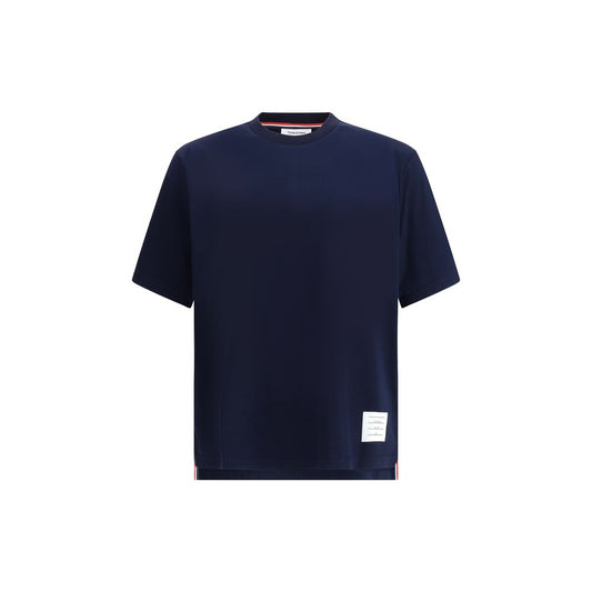 Thom Browne Blue Cotton T-Shirt