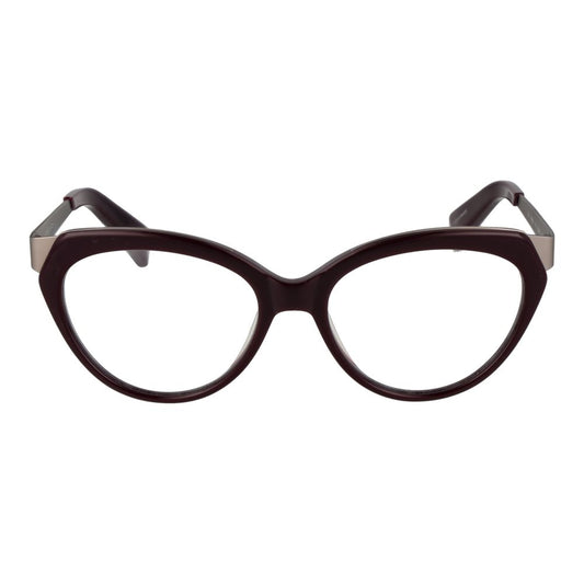 Yohji Yamamoto Purple Unisex Glasses Frame, full-rim acetate cat eye with demo lenses, size 53-17-140