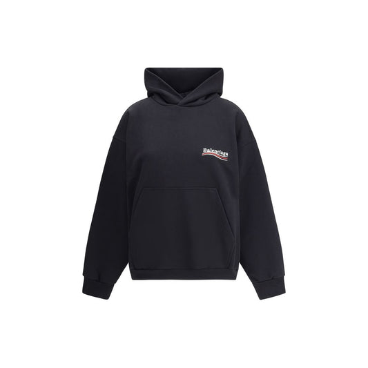 Balenciaga Black Cotton Sweatshirt