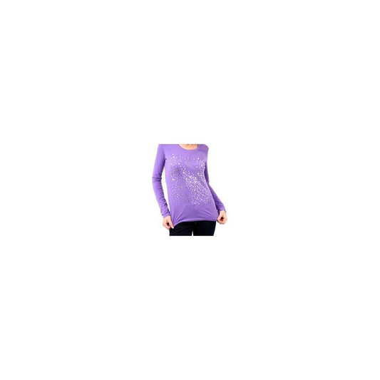 Montana Blu Purple Cotton Women Top