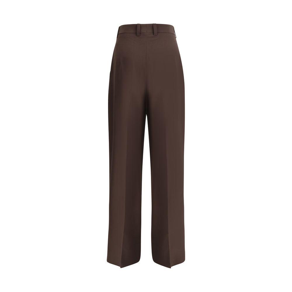 Petar Petrov Silk Pants PE-S25P7DARKBROWN-IT40 | M