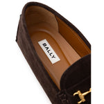 Bally Brown Leather Moccassin BA-9377664-10.5