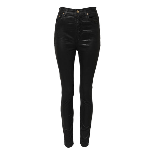 Dolce & Gabbana Black GRACE High Waist Skinny Denim Jeans