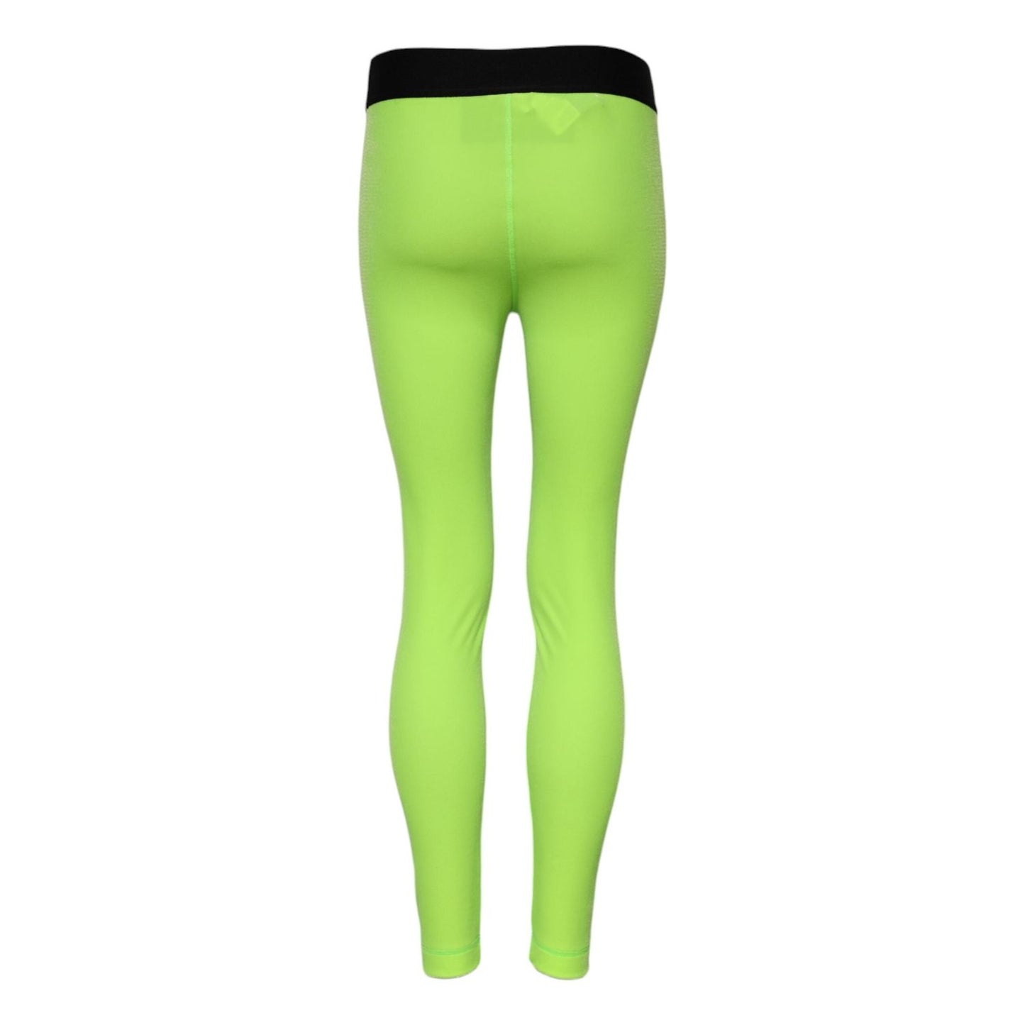 Dolce & Gabbana Green Nylon Slim Fit Leggings Pants PAN76255-40