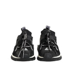 Dolce & Gabbana Black White Logo Sorrento Sneakers Shoes