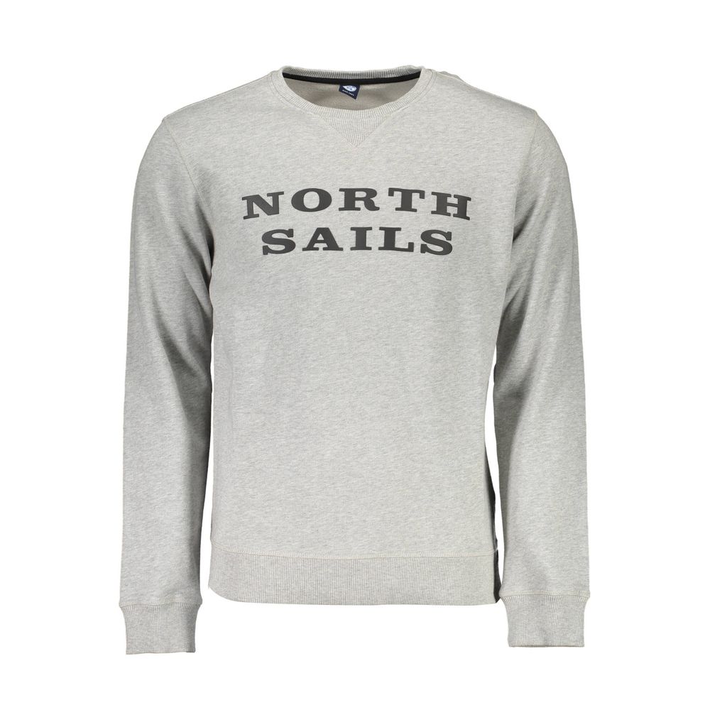 North Sails Gray Cotton Sweatshirt