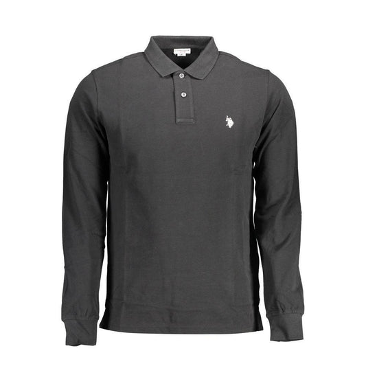 U.S. POLO ASSN. Black Cotton Polo Shirt US-16931-XL