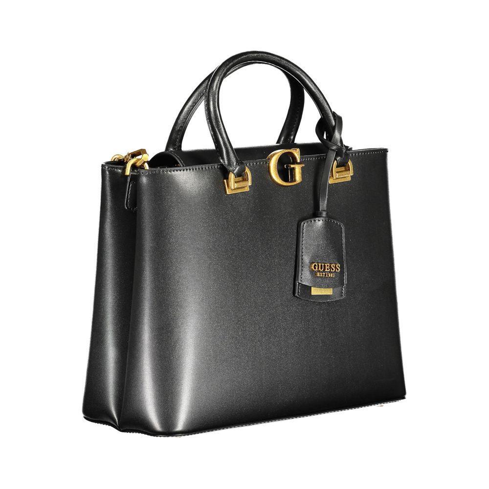 Front view with bag zipped and handles upright.