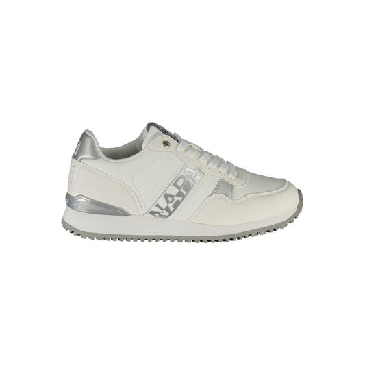 Napapijri White Polyester Sneaker NA-23094-EU37/US7