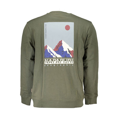Napapijri Green Cotton Sweatshirt