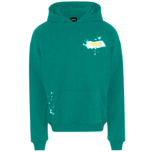 Comme Des Fuckdown Green Cotton Sweater CO-15721-S