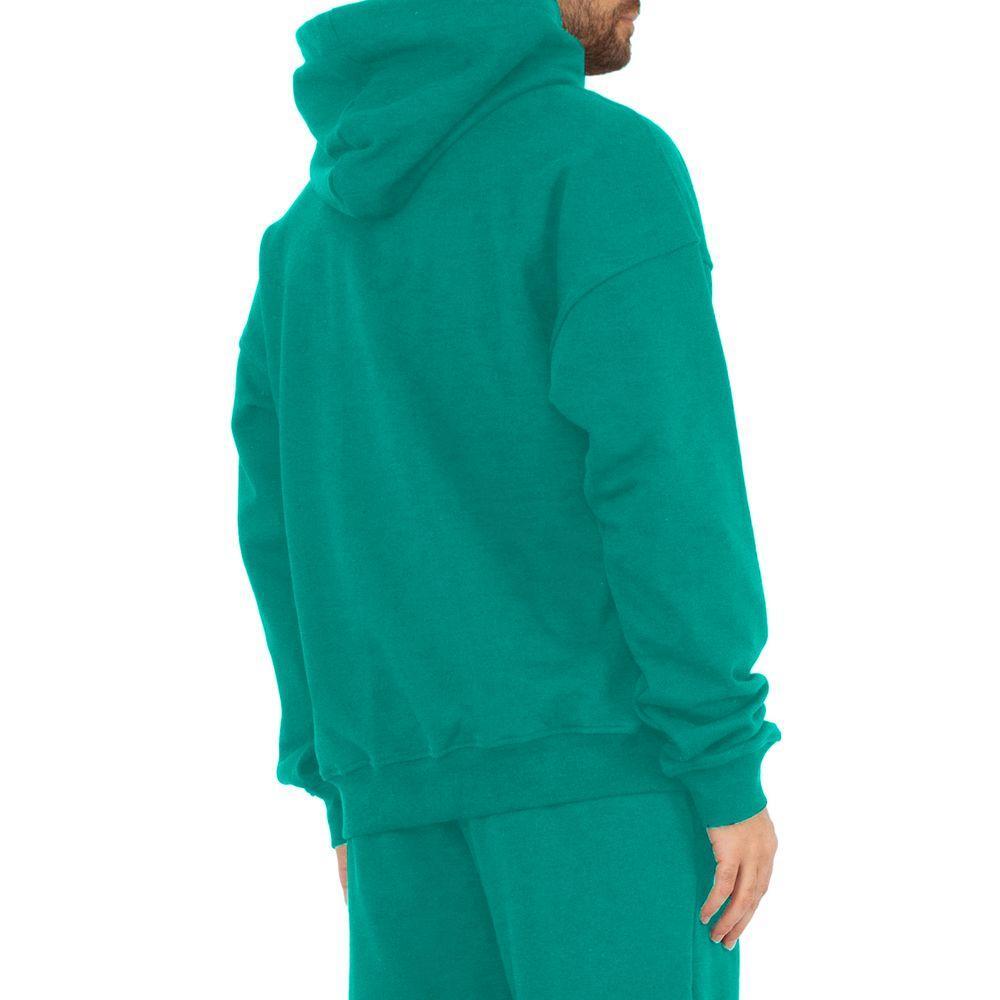 Comme Des Fuckdown Green Cotton Men Hoodie