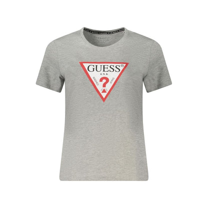 Guess Jeans Gray Cotton T-Shirt
