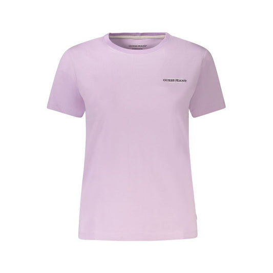 Guess Jeans Purple Cotton Tops & T-Shirt GU-39056-XS