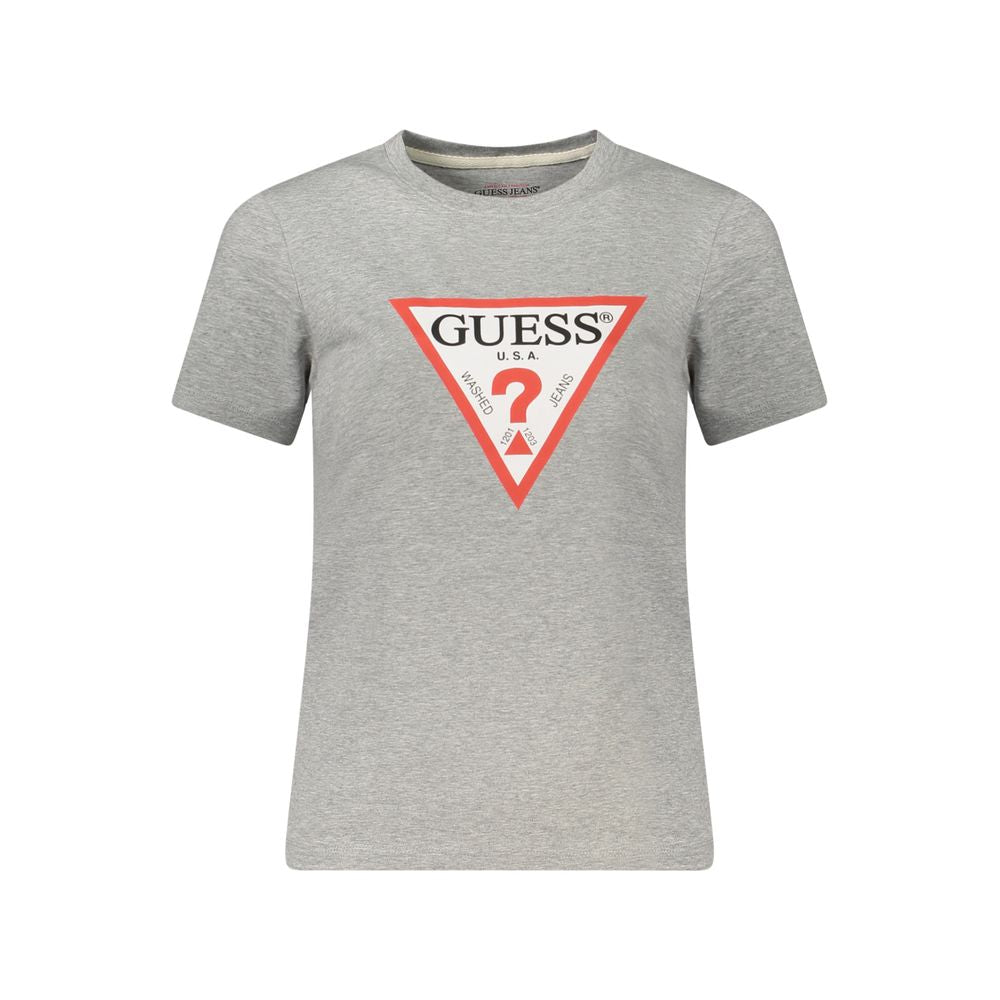 Guess Jeans Gray Cotton T-Shirt