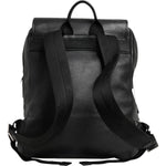 Dolce & Gabbana Black Palermo Backpack Hammered Calfskin Leather Bag BAG4648
