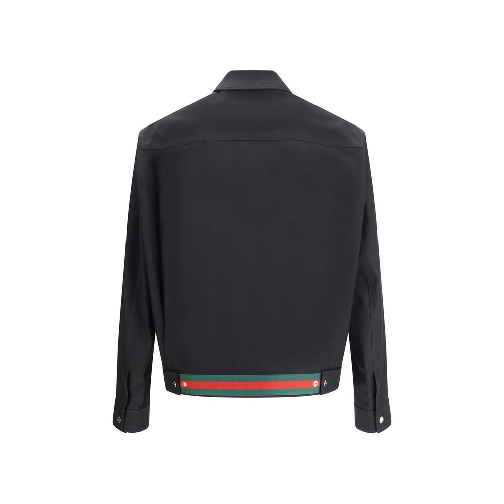 Gucci Black Cotton Shell Jacket