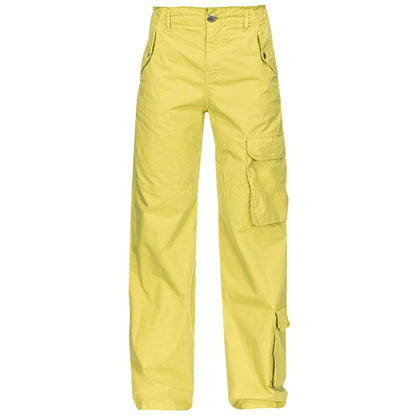 PINKO Green Cotton Women Cargo Pant