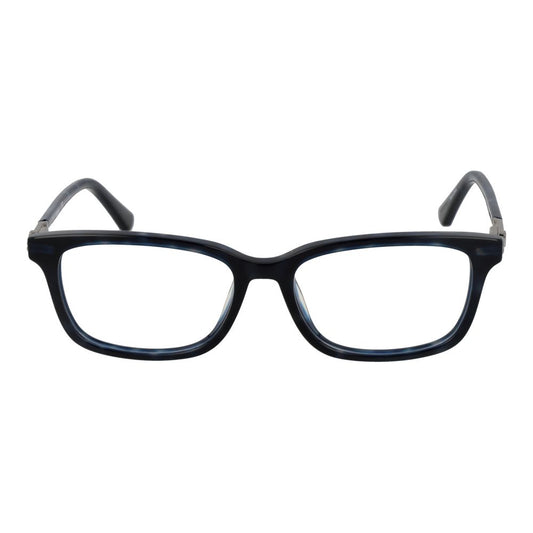 Guess Black Women Glasses Frame, full-rim rectangle style with black plastic material, lenses width 50mm, bridge width 15mm, spring hinge design.