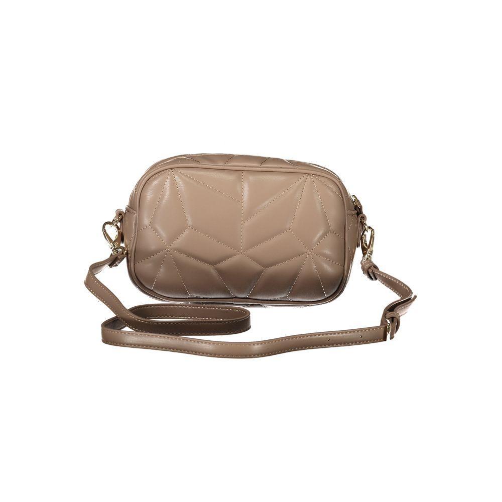 Front view with bag zipped and handles upright.