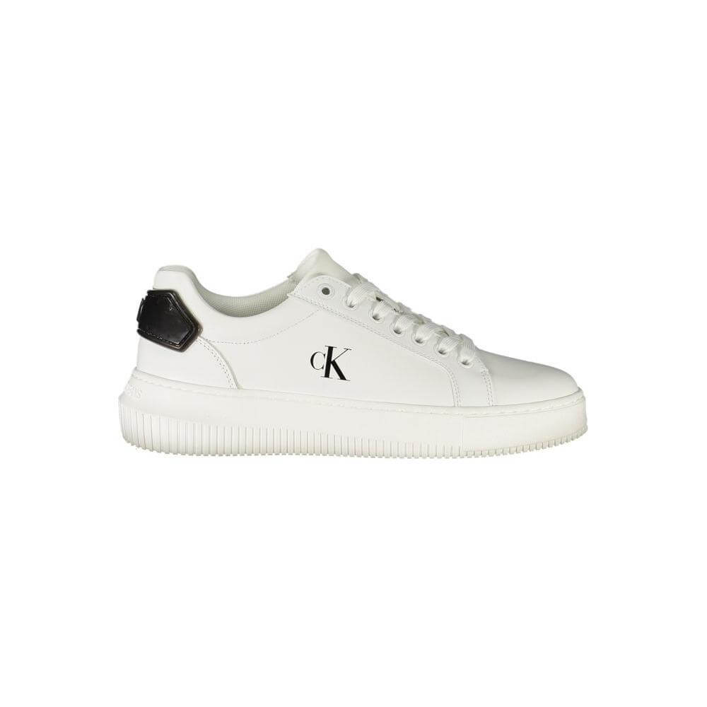 Calvin Klein White Leather Women Sneaker