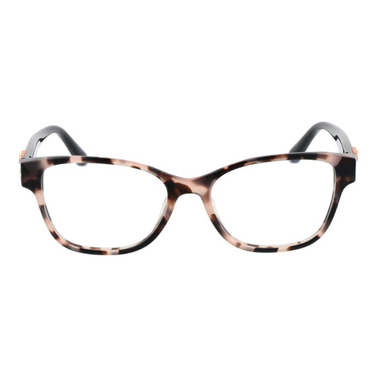 Guess Multicolor Women Glasses Frame in acetate with rectangle style and full-rim, ideal for fashion-forward women seeking chic eyewear.