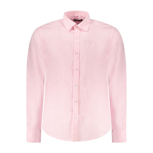 North Sails Pink Linen Shirt NO-38901-S