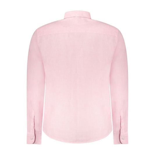 North Sails Pink Linen Shirt NO-38901-S