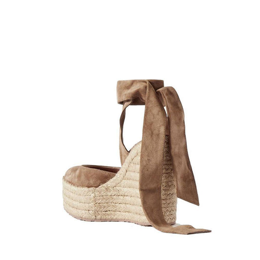 Gianvito Rossi Suede Wedge Espadrilles GI-8850261967060-EU36/US6