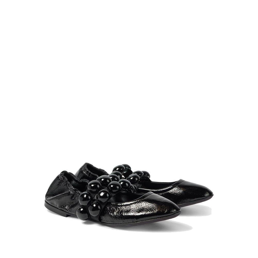 Alaïa Sphere Leather Mary Jane Flats AL-8852317700308-37