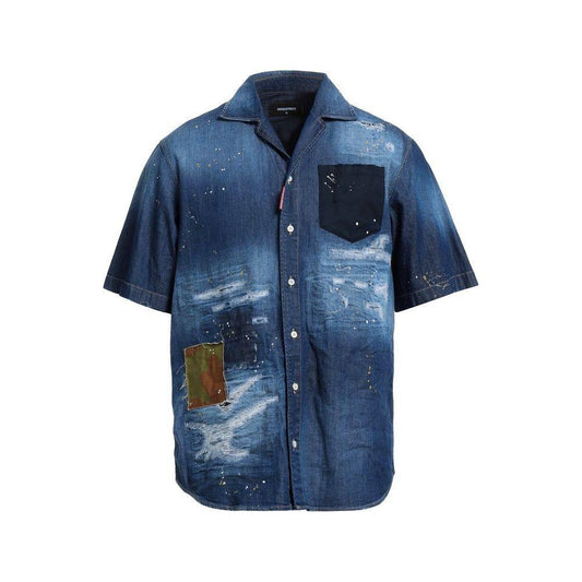 Dsquared² Denim Shirt DS-8735456690388-IT50 | L