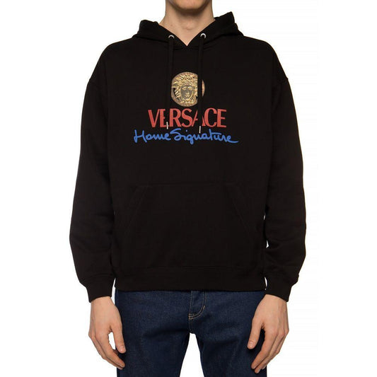 Versace Logo Hooded Sweatshirt VE-8736634929364-M