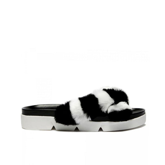 Stuart Weitzman Fur Slippers ST-8736589840596-EU37/US7