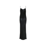 Saint Laurent Satin Long Dress SA-8735574786260-42