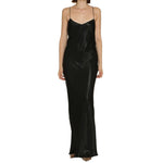 Saint Laurent Satin Long Dress SA-8735574786260-42